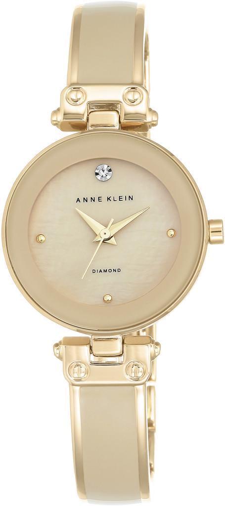 Наручные часы женские Anne Klein AK/1980TMGB с золотистым циферблатом и стальным браслетом