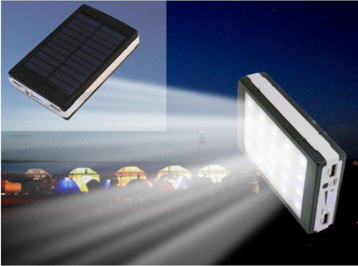 Повербанк з вбудованою сонячною батареєю Solar Charger mini 20000 мAг (013) - фото 5