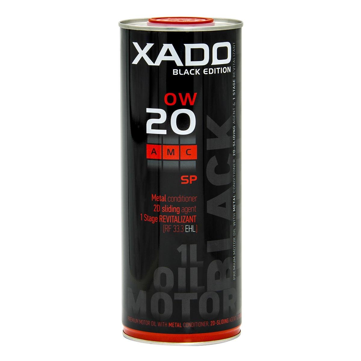 Моторна олива XADO Atomic Oil 0W-20 SP AMC Black Edition синтетична 1 л