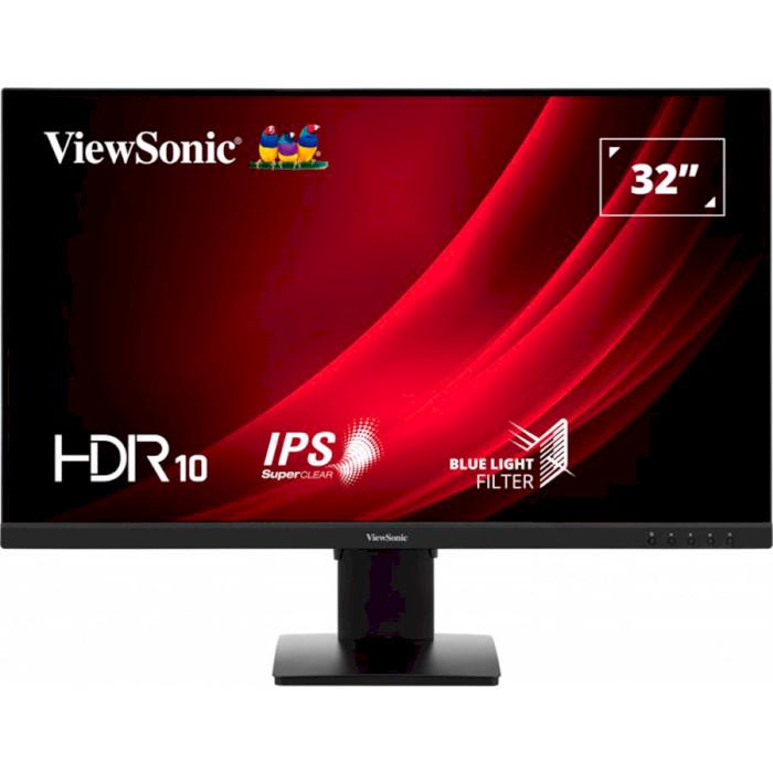 Монітор ViewSonic VG3209-4K IPS безрамковий екран 31,5" Чорний (480dd802) - фото 1