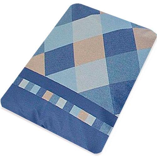 Простынь на резинке Т0276 120х60 см Голубой/Синий (124452)