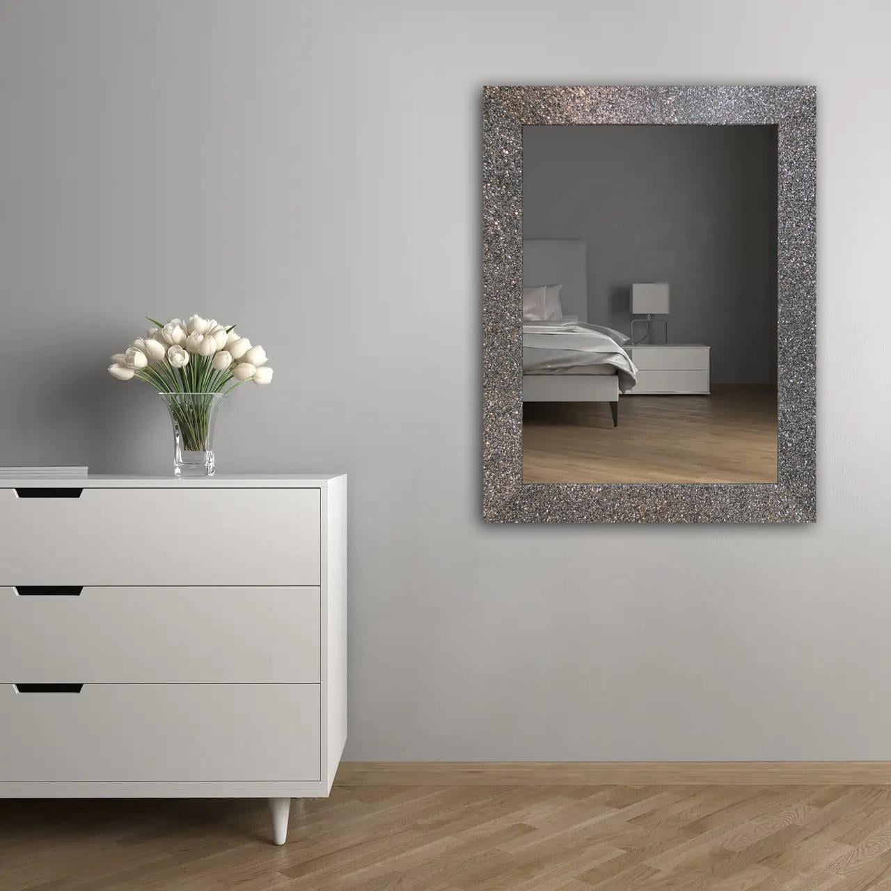 Дзеркало в багетній рамці CRYSTAL GLASS 714 а 850 800х600 мм (И 0117)