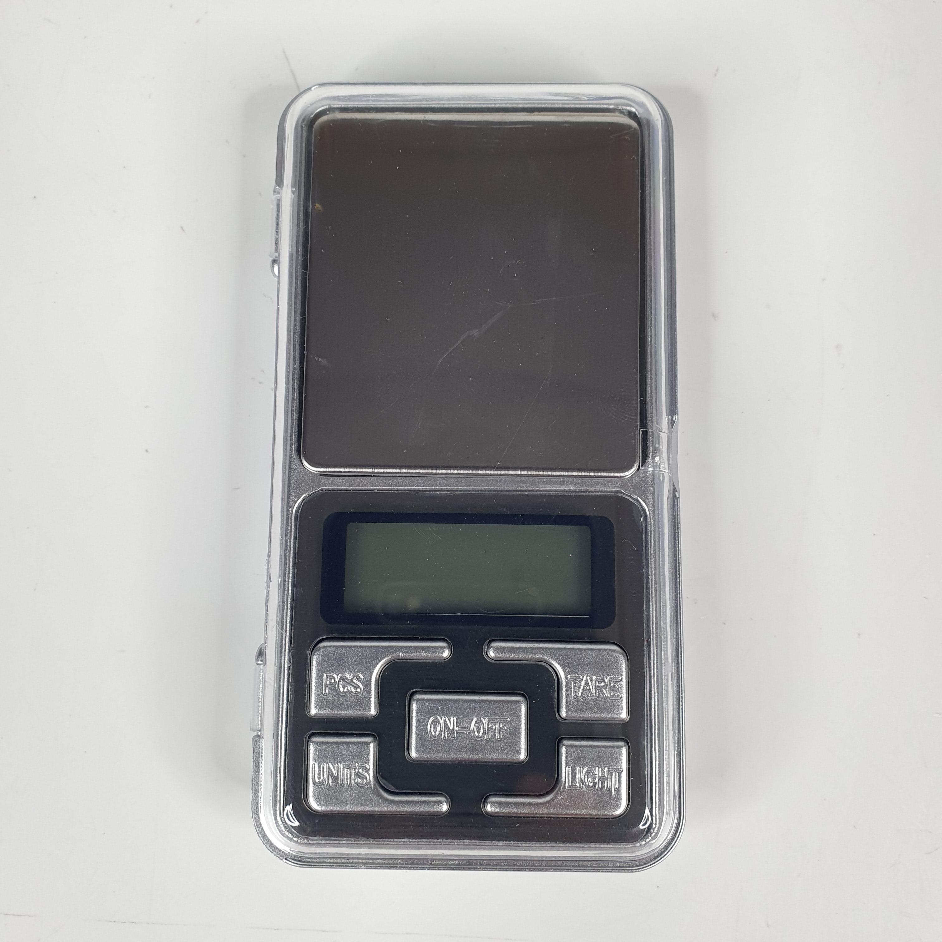 Ваги електронні з цифровим дисплеєм ювелірні до 200 г з точністю 0,01 г Сріблястий (VUE-001)