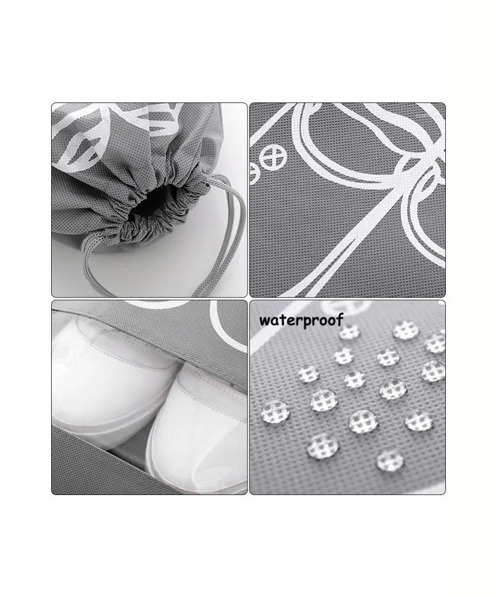 Сумка для обуви WW58742-3 27х36 см - фото 3 Сумка для обуви WW58742-3 27х36 см - фото 3