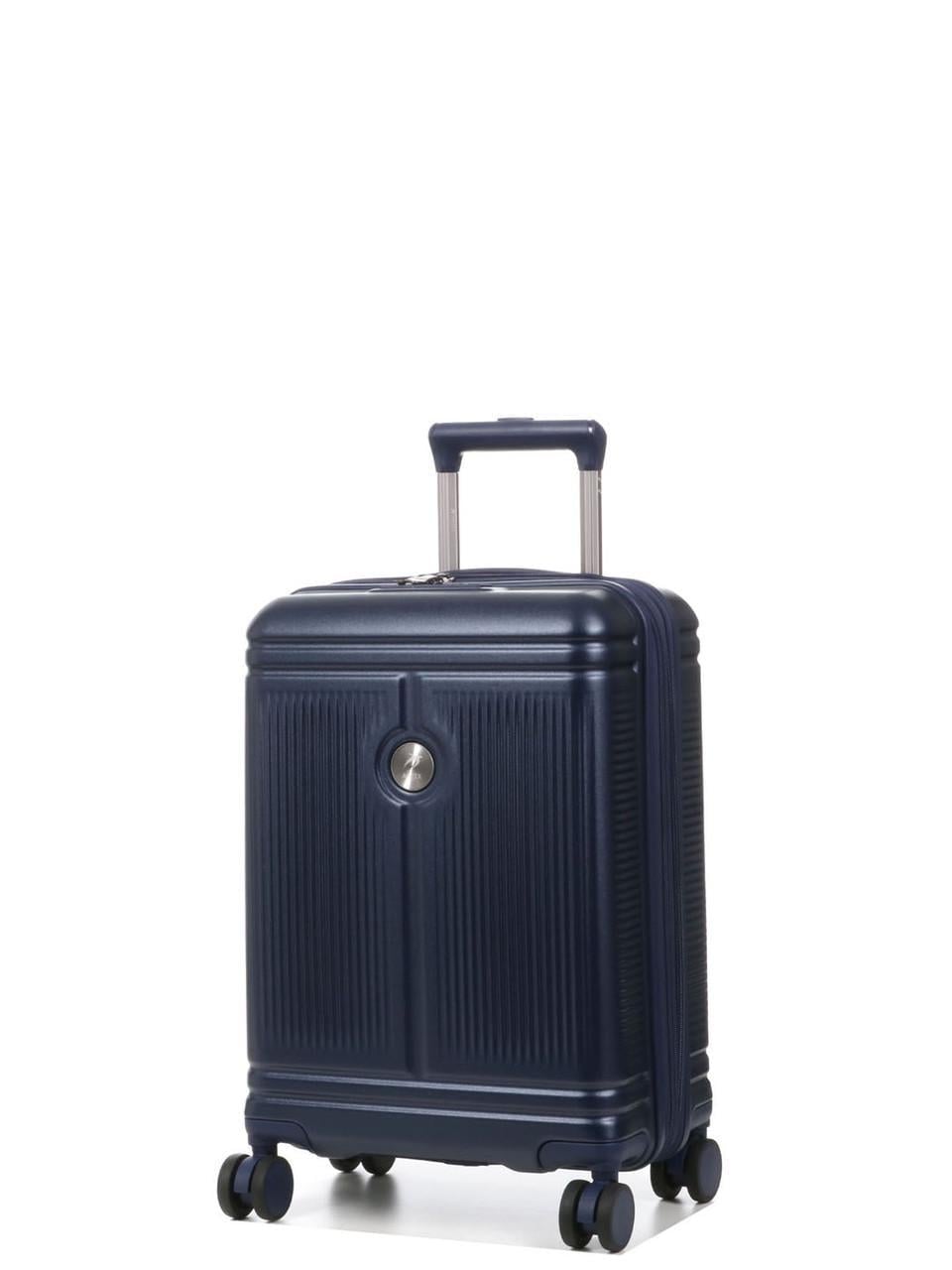Чемодан мала Airtex поликарбонат S 55x35x20+5 см 48 л 2,8 кг Синий (649)