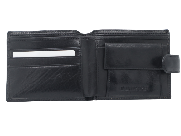 Портмоне чоловічий ST Leather шкіра Чорний (STB104-Black) - фото 2