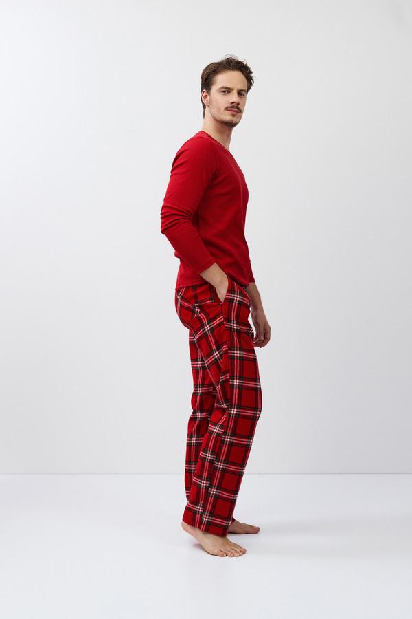 Піжама чоловіча в клітинку Aruelle XXL Червоний (Benson-long) - фото 3 Піжама чоловіча в клітинку Aruelle XXL Червоний (Benson-long) - фото 3