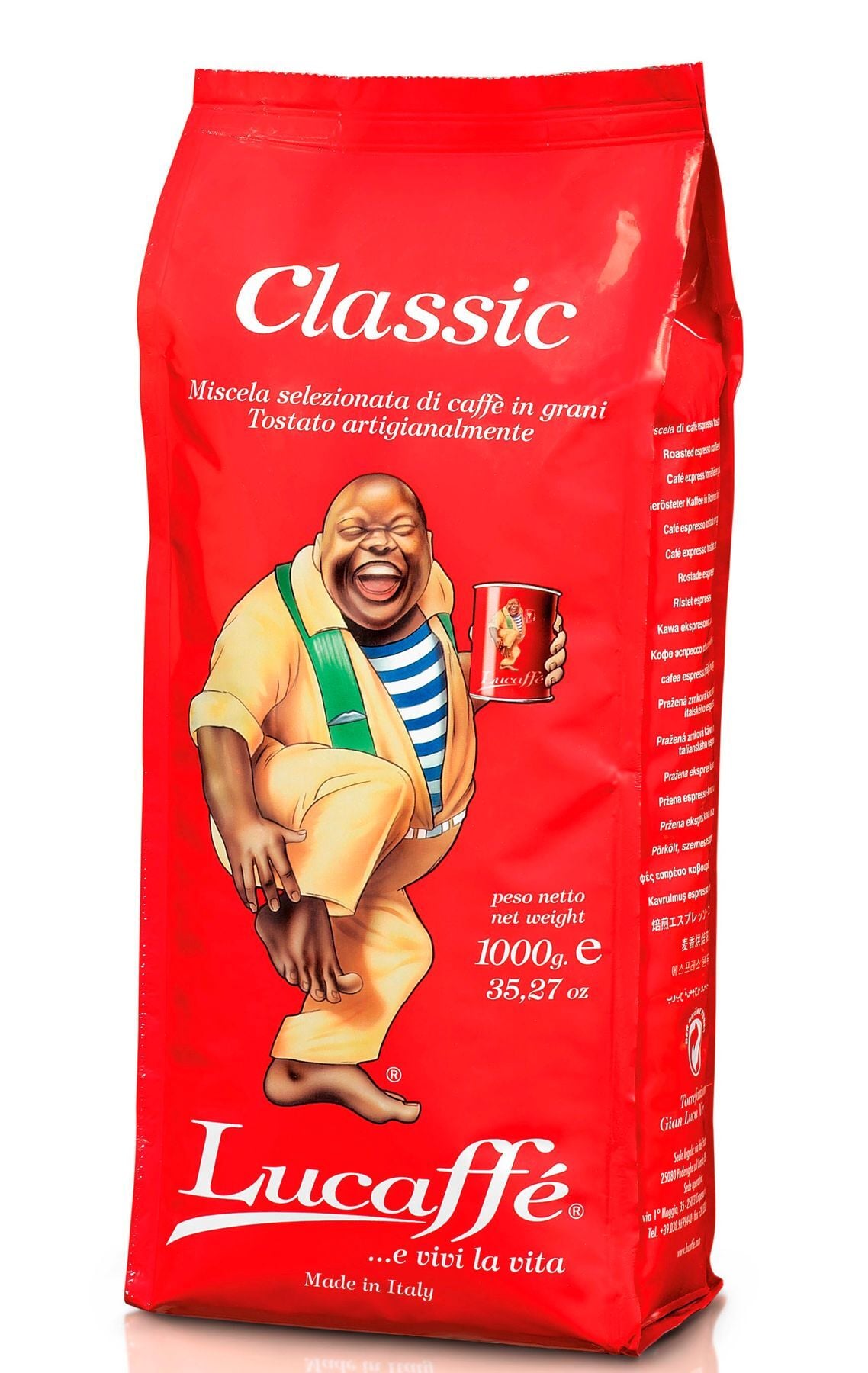 Кофе Lucaffe Classic в зернах 1000 г