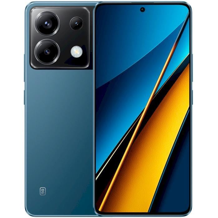 Смартфон POCO X6 5G 8/256GB Blue (49693)