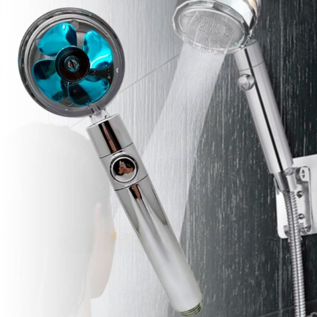 Насадка для душу з вентилятором Turbocharged Shower Head - фото 3