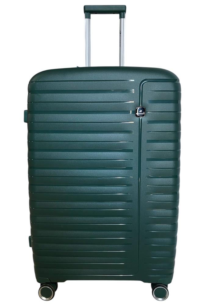 Чемодан большой Madisson Snowball 51203 полипропилен L Темно-зеленый