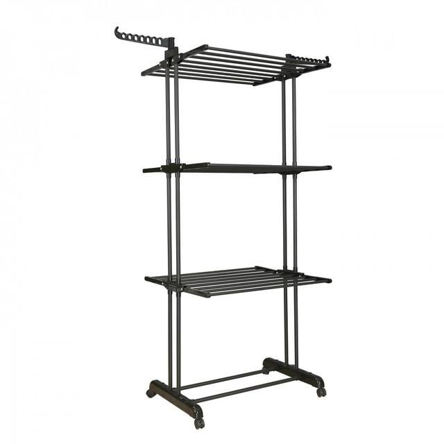 Сушилка-органайзер для одежды Bonro B07 многоярусная Черный (2670148996)