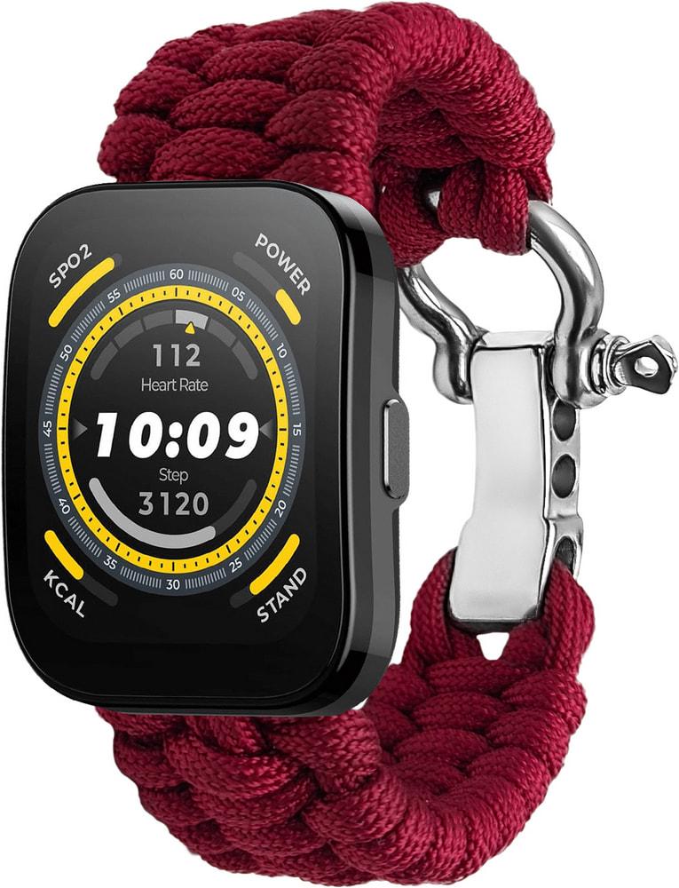 Ремешок из Паракорда Ruper для Amazfit Bip 5 Wine (34439-42)