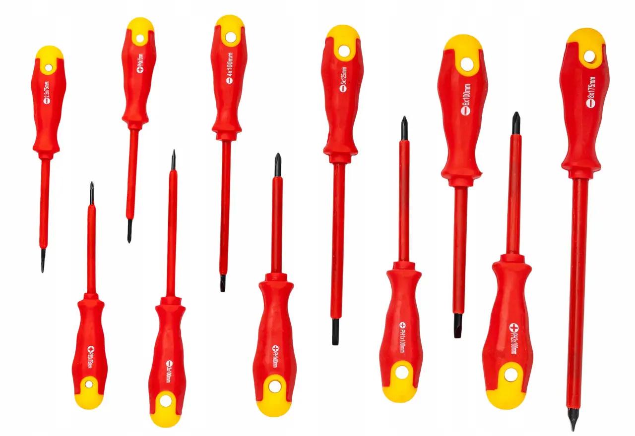 Викрутки ізольовані Falon-Tech 11 ел. (8351093768) - фото 4 Викрутки ізольовані Falon-Tech 11 ел. (8351093768) - фото 4