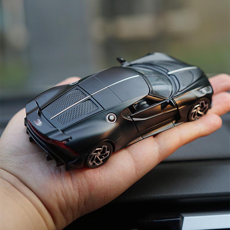 Игрушечная машинка Bugatti La Voiture Noire металлическая/инерционная 1:32 (VA-1338072471) - фото 5