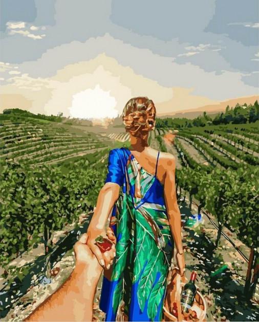 Картина по номерам Brushme Следуй за мной. Калифорния 40х50 см GX3441