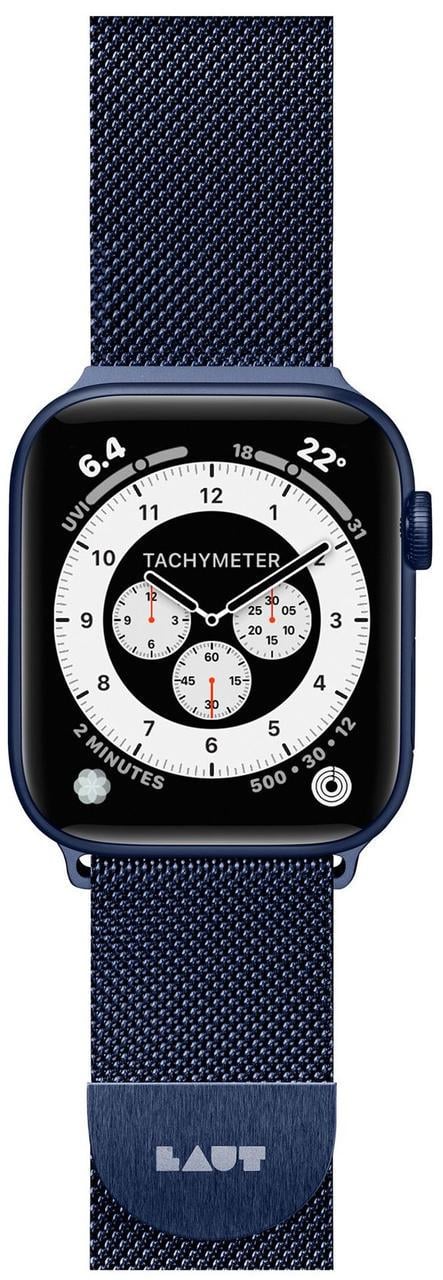 Металический ремешок Laut Steel Loop for Watch 41/40/38, Blue (L_AWS_ST_BL)