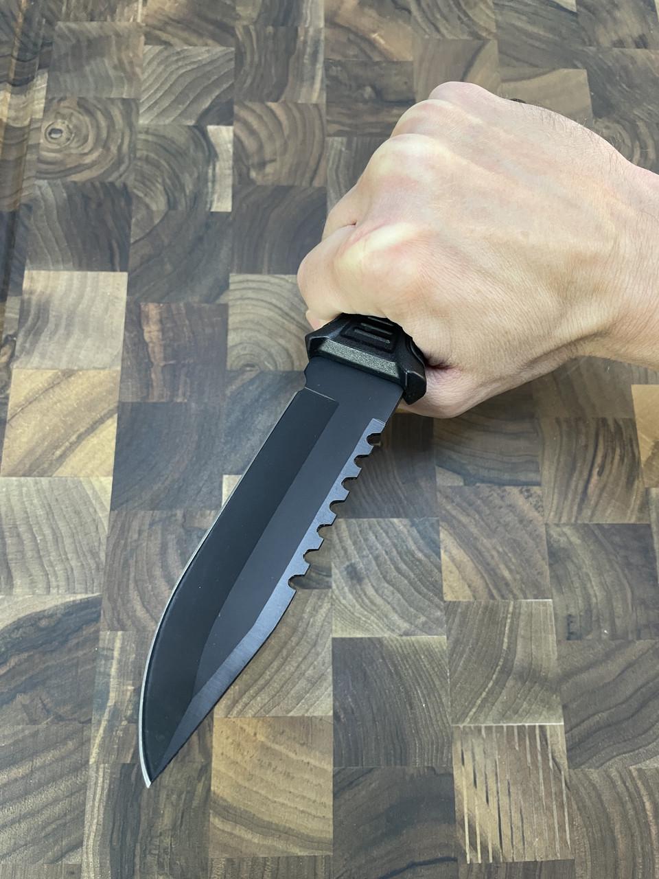 Нож охотничий Gorillas BBQ 2-702С сталь 65Х13 Черный (KN141) - фото 3 Нож охотничий Gorillas BBQ 2-702С сталь 65Х13 Черный (KN141) - фото 3