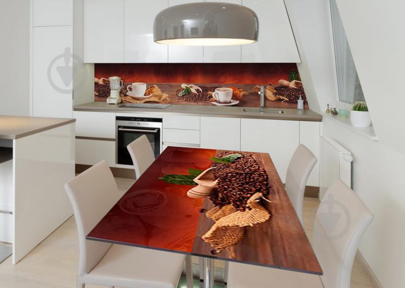 Наклейка 3Д виниловая на стол Zatarga «Вкус арабики» 650х1200 мм (Z182525/1st)
