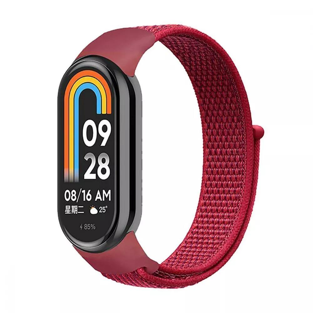 Ремешок нейлоновый Sport Loop для фитнес-браслета Mi Band 8 Red (13925638) Ремешок нейлоновый Sport Loop для фитнес-браслета Mi Band 8 Red (13925638)