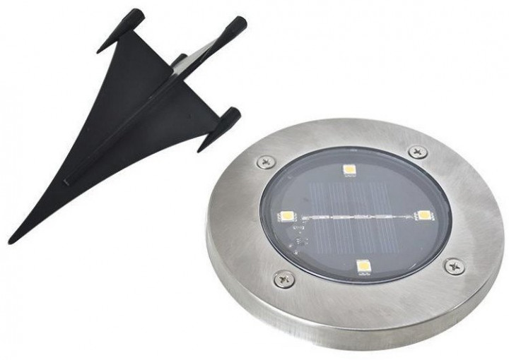 Солнечный уличный светильник для дома и сада Solar Disk Lights 4 шт. - фото 4