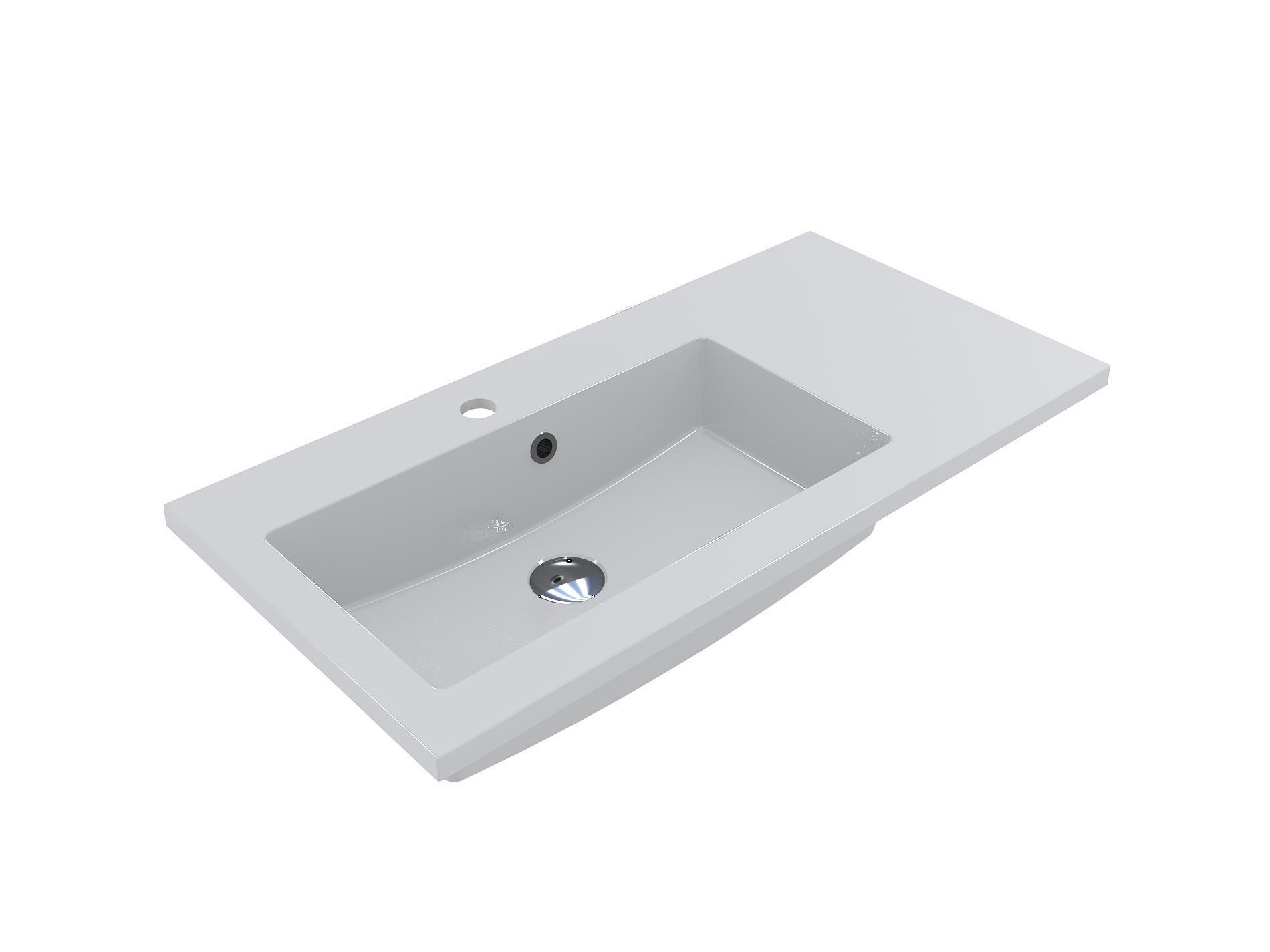 Умивальник для ванної кімнати Fancy Marble Josefine Slim 800 L (5508301)