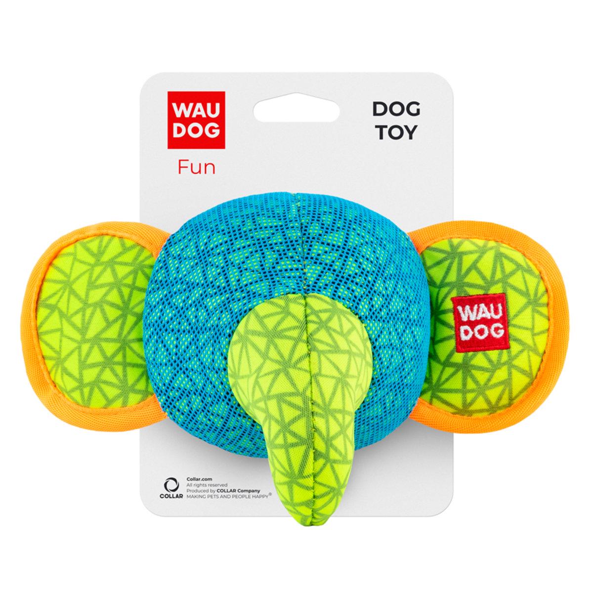 Игрушка для собак WAUDOG Fun Слон 20х14 см Голубой (25881209)