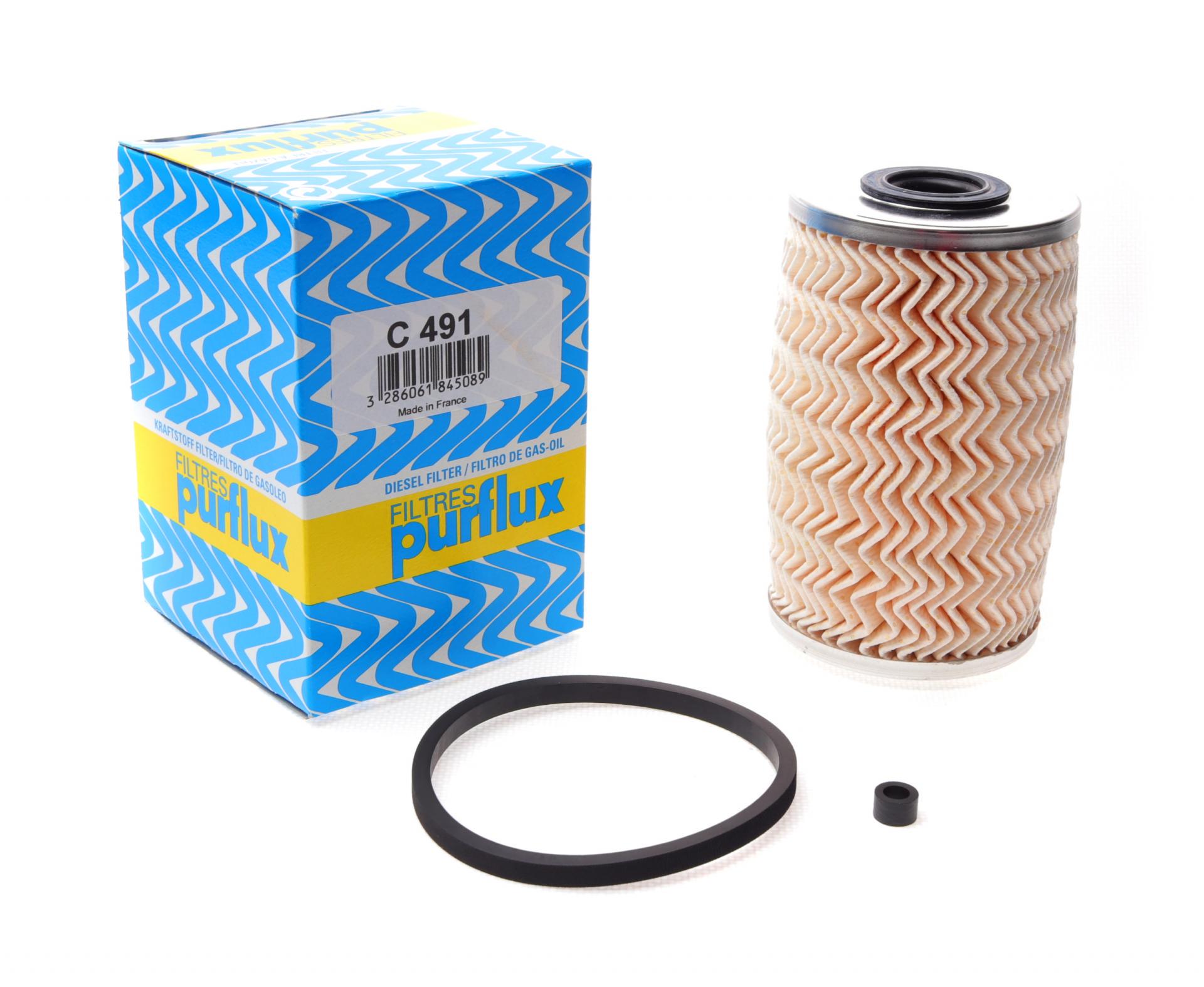 Фильтр топливный PURFLUX для Renault Trafic/Master 1,9-3,0dCi 03- (C491)