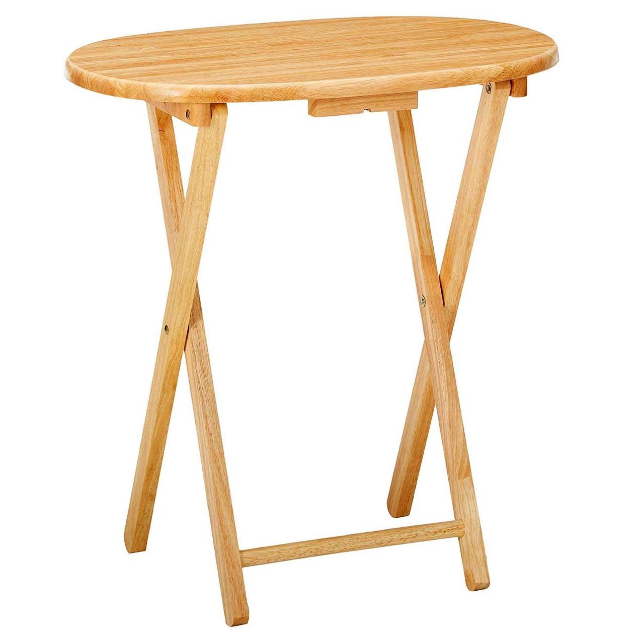 Столик раскладной из дерева Денмарк Ваниль (СУН-001302)