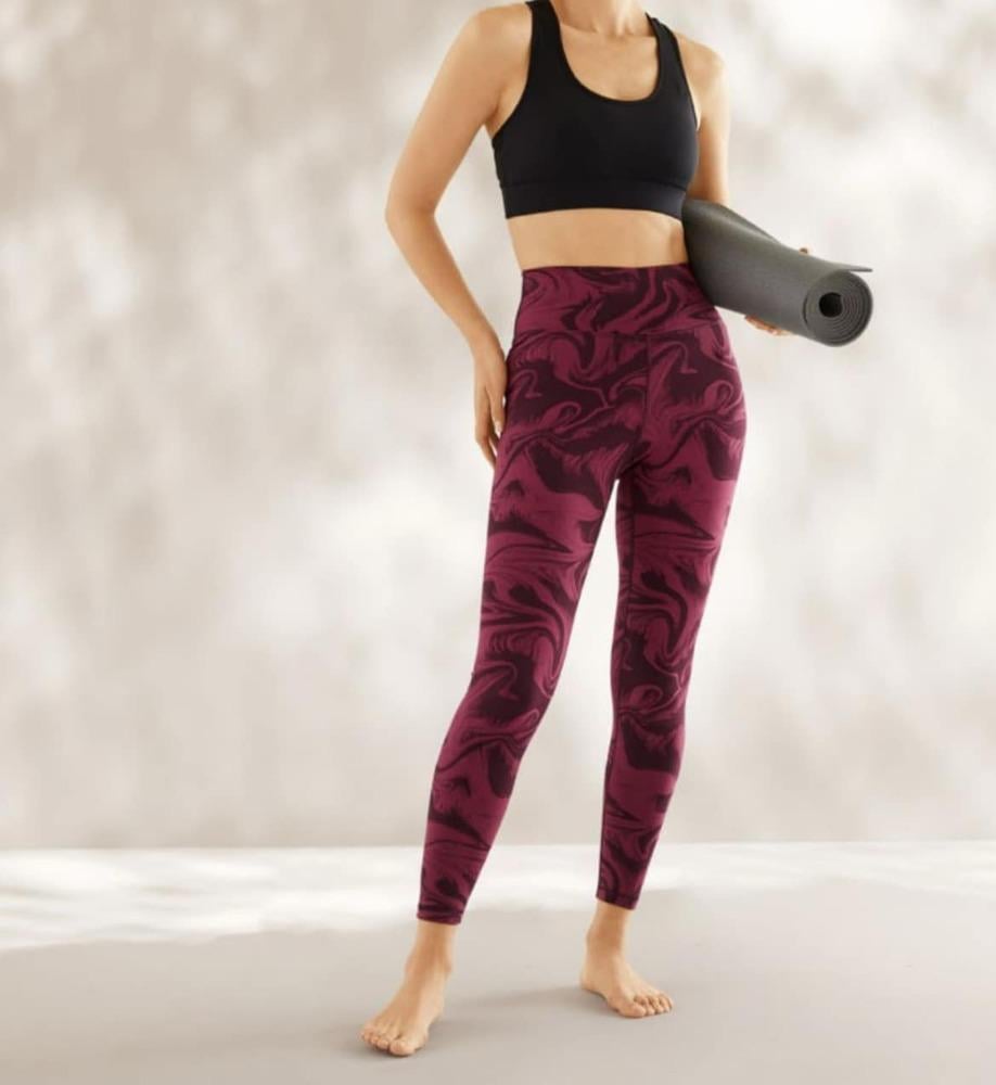 Леггинсы Crivit 402886x21 женские S Бордовый (194041)