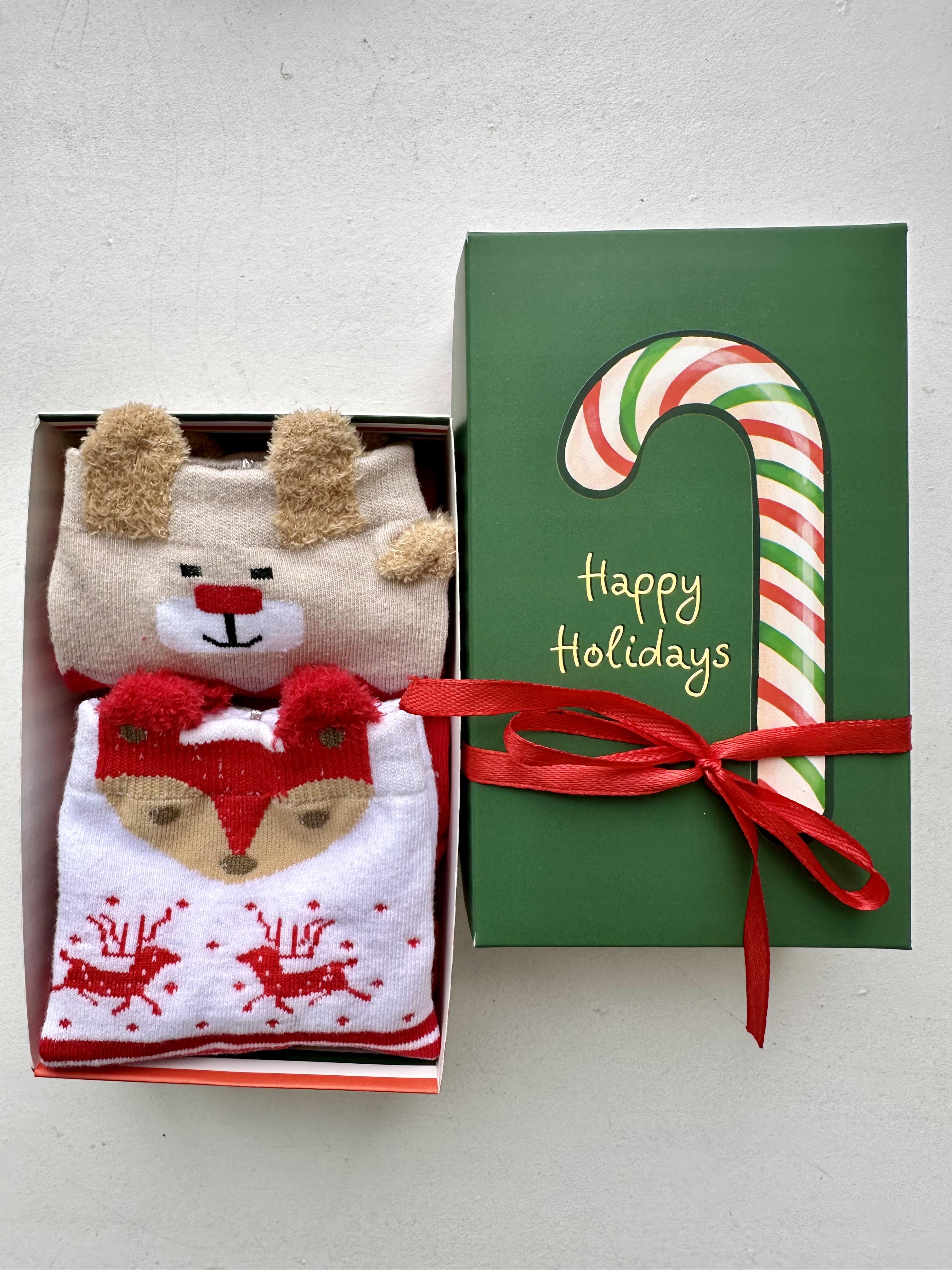 Набір подарунковий з новорічними шкарпетками (13532540) - фото 6
