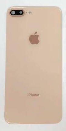 Стекло корпуса iPhone 8 Plus со стеклом камеры Gold (P429)
