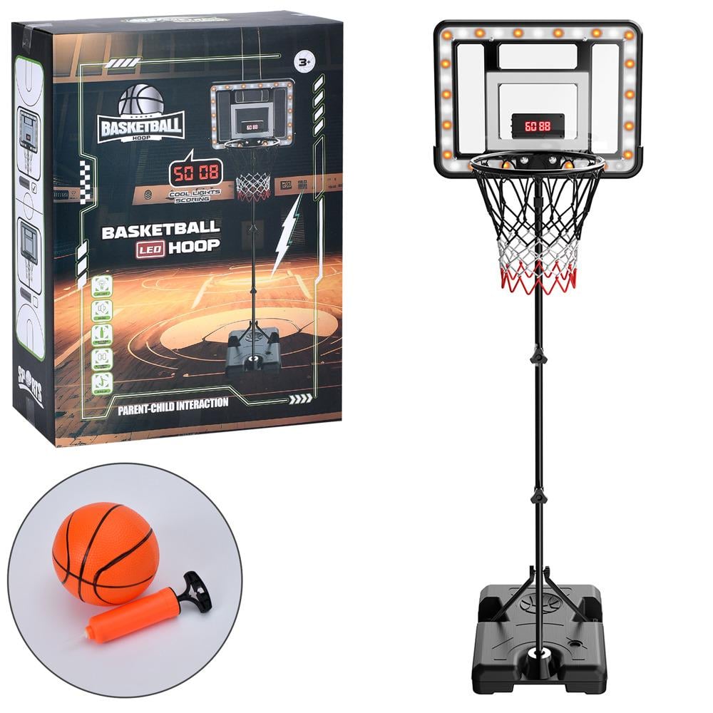 Баскетбольное кольцо на стойке MR 0800 с подсветкой - фото 2