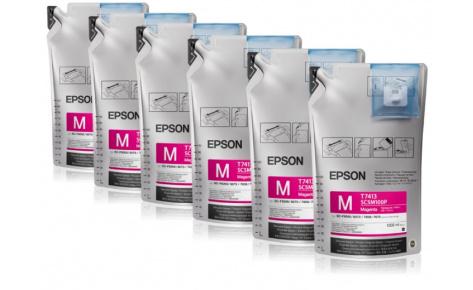 Комплект чернил Epson T7733 6 шт. 1000 мл Magenta (C13T773340)