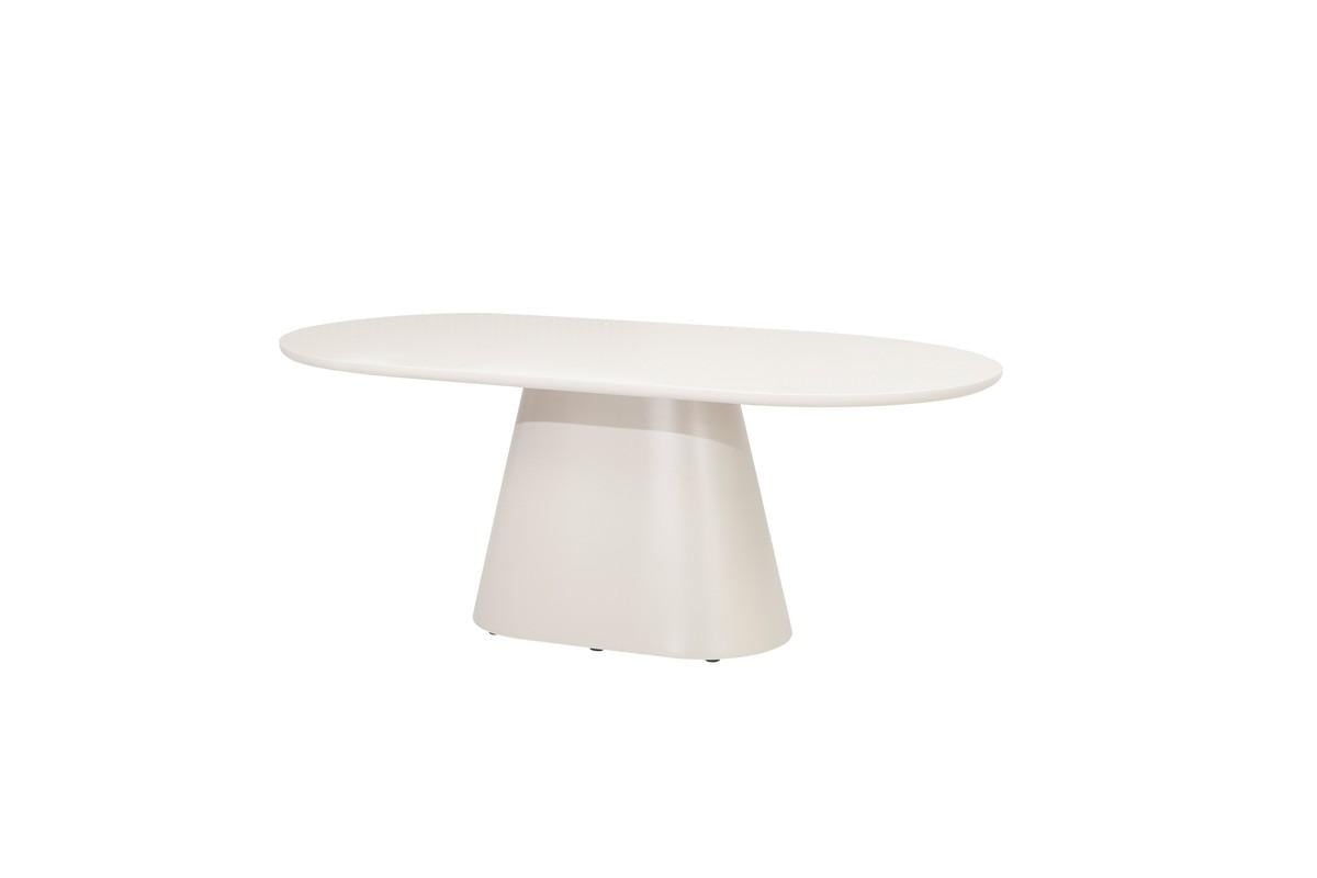 Стол обеденный овальный Vetro Mebel TM-210 1600х900 мм Теплый песок (TM-210-orange)