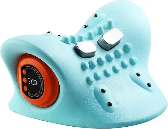 Електромасажер для шиї Neck Massager Pillow з підігрівом 3 режими 6 рівнів інтенсивності (3050823905)