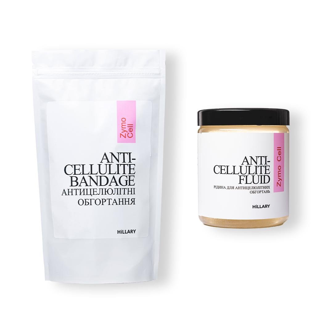 Набор антицеллюлитные энзимные обертывания Hillary жидкость Anti-cellulite Zymo Cell 6 процедур (HI-11-753)