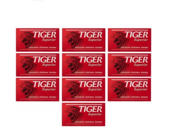 Лезвия для бритвы Tiger Superior Razor Blades 50 лезвий - фото 2