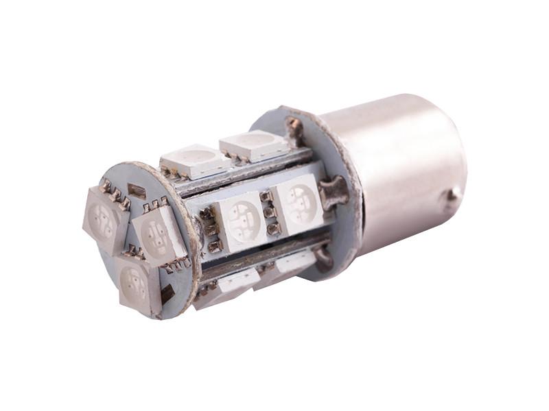 Автолампа светодиодная T25 P21W 1156 24 В SMD5050-13led Красный (409)