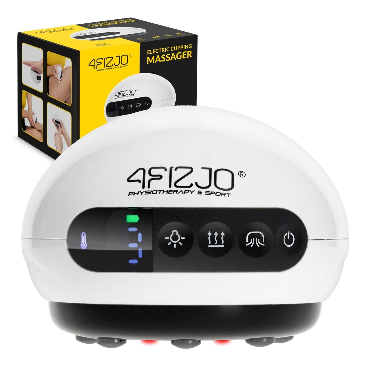 Банка вакуумна масажна 4FIZJO акумуляторна з ІЧ прогрівом White (P-5907739318688) - фото 11 Банка вакуумна масажна 4FIZJO акумуляторна з ІЧ прогрівом White (P-5907739318688) - фото 11