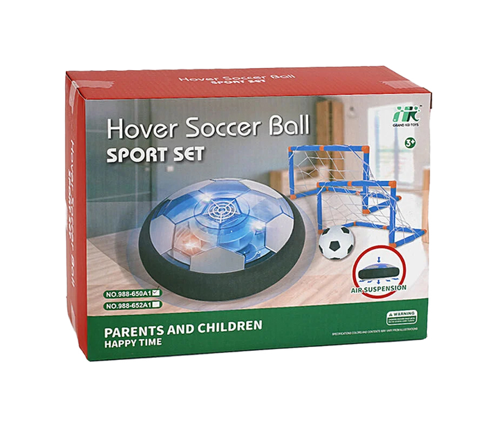 Набор игровой Аэрофутбол 988-650 A1 аэромяч со встроенным аккумулятором/насос/ворота с сеткой (155087)