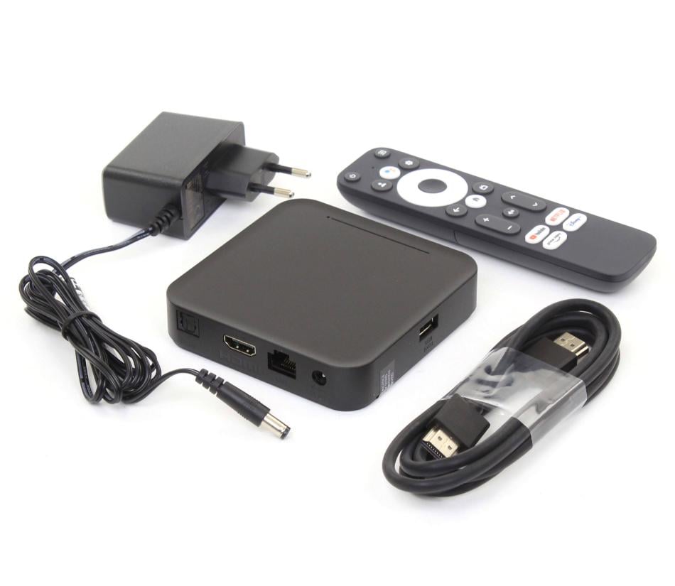 Смарт-приставка Strong LEAP-S3 Android Google TV Box с сертификатами Netflix/Amazon Prime/Dolby Digital Atmos