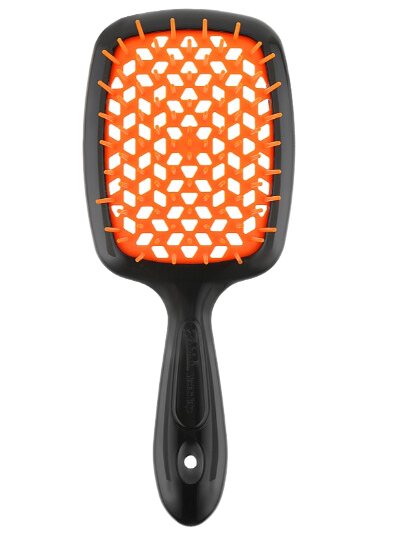 Щітка для волосся JANEKE Superbrush 20х8 см Чорно-помаранчевий