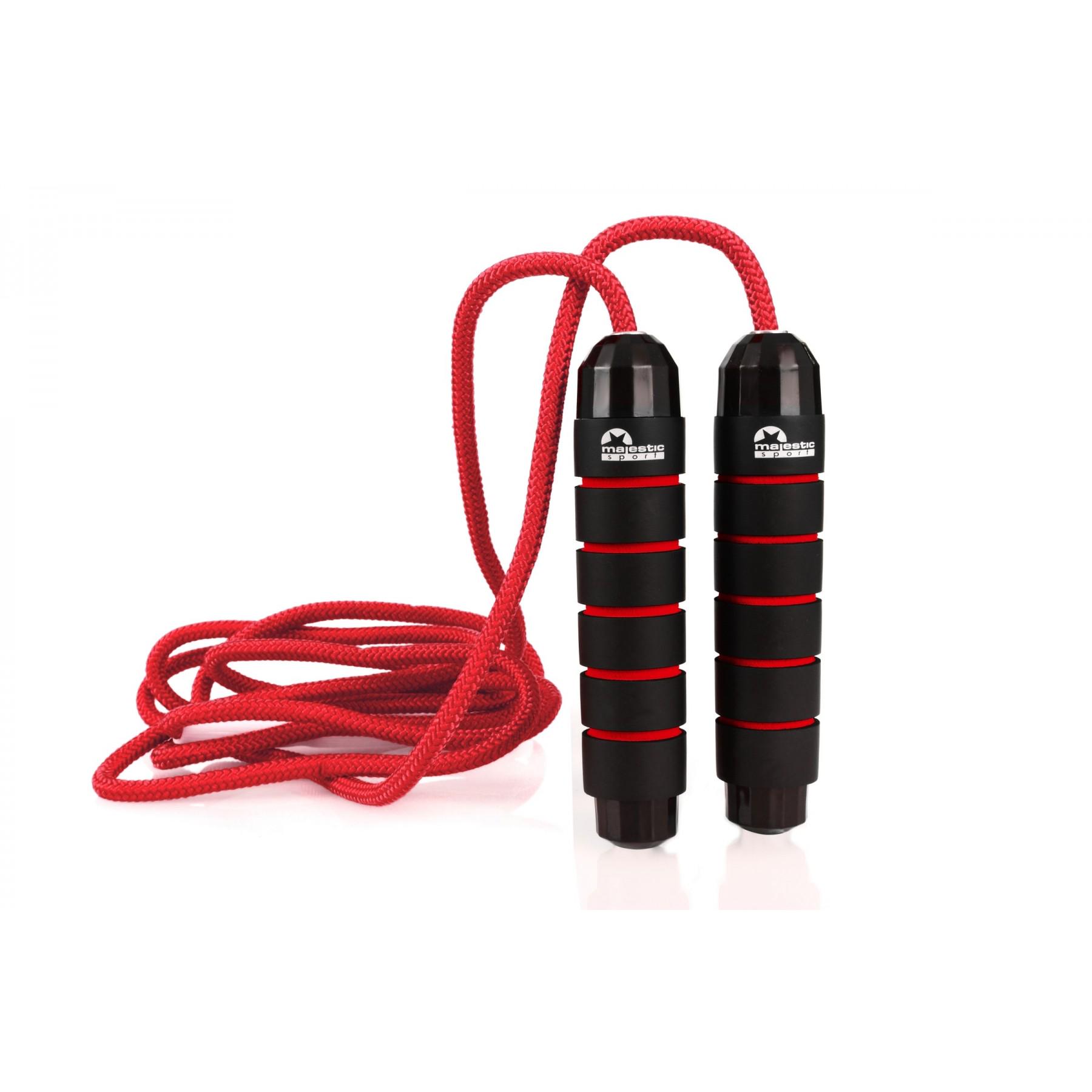 Скакалка гимнастическая Majestic Sport Jump Rope Черный/Красный (20602) - фото 3