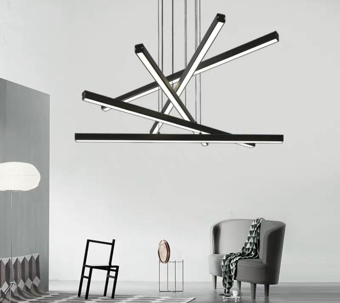 Тросовая люстра Move Lamp 057611/5 bk