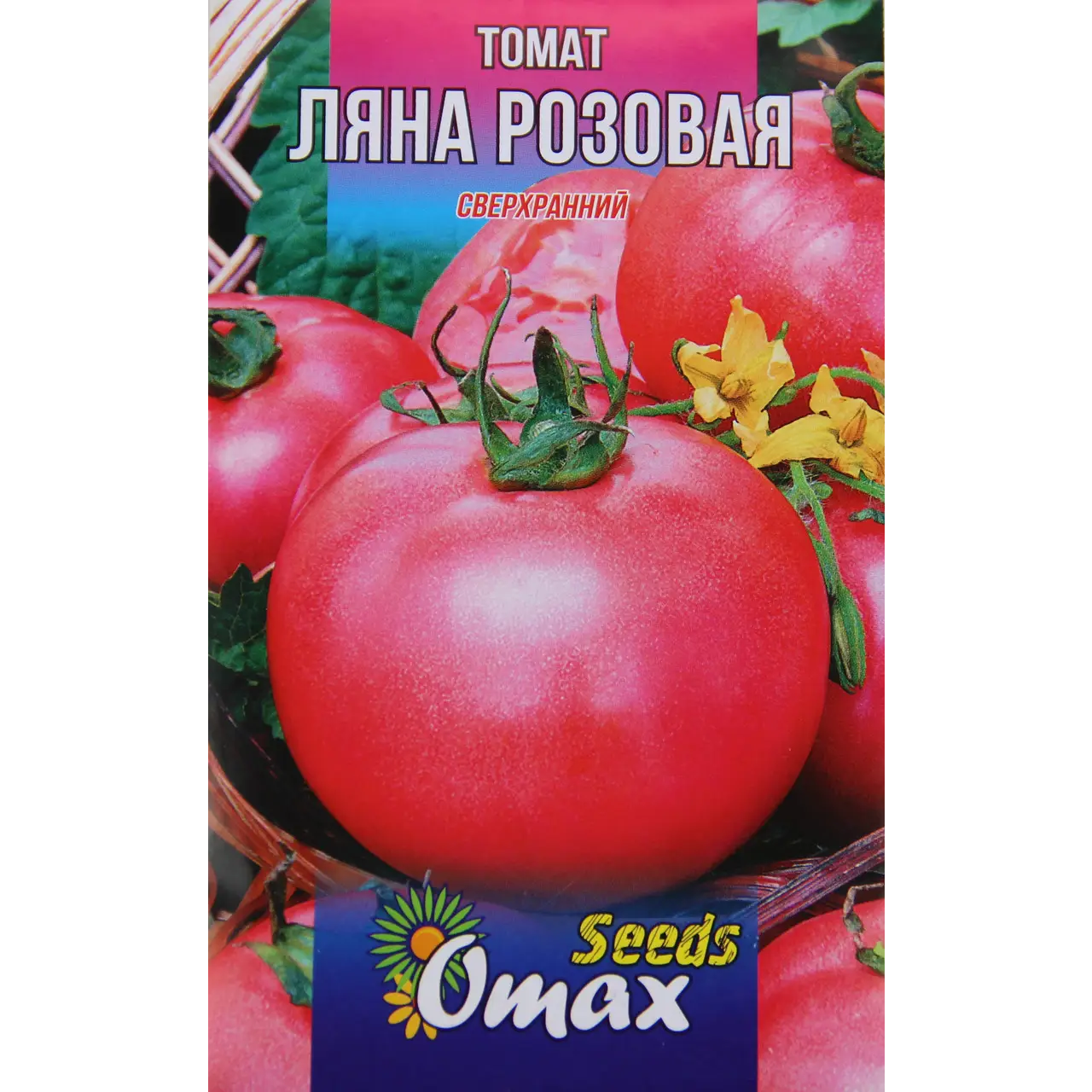 Насіння томату Ляна рожевий суперранній 2 г (27468) Насіння томату Ляна рожевий суперранній 2 г (27468)