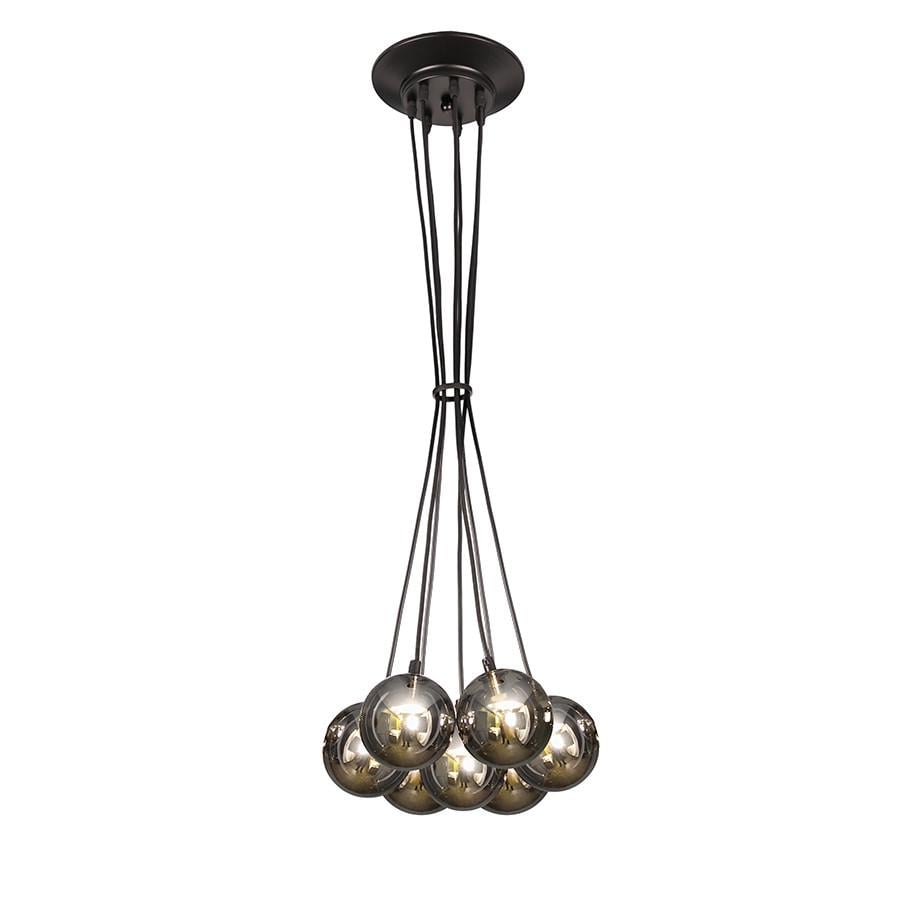 Підвісний світильник пучок 761P100F-7 BK/BK Чорний - фото 1 Підвісний світильник пучок 761P100F-7 BK/BK Чорний - фото 1