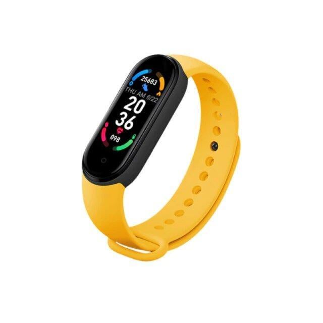 Фітнес-годинник браслет Band M6 Yellow