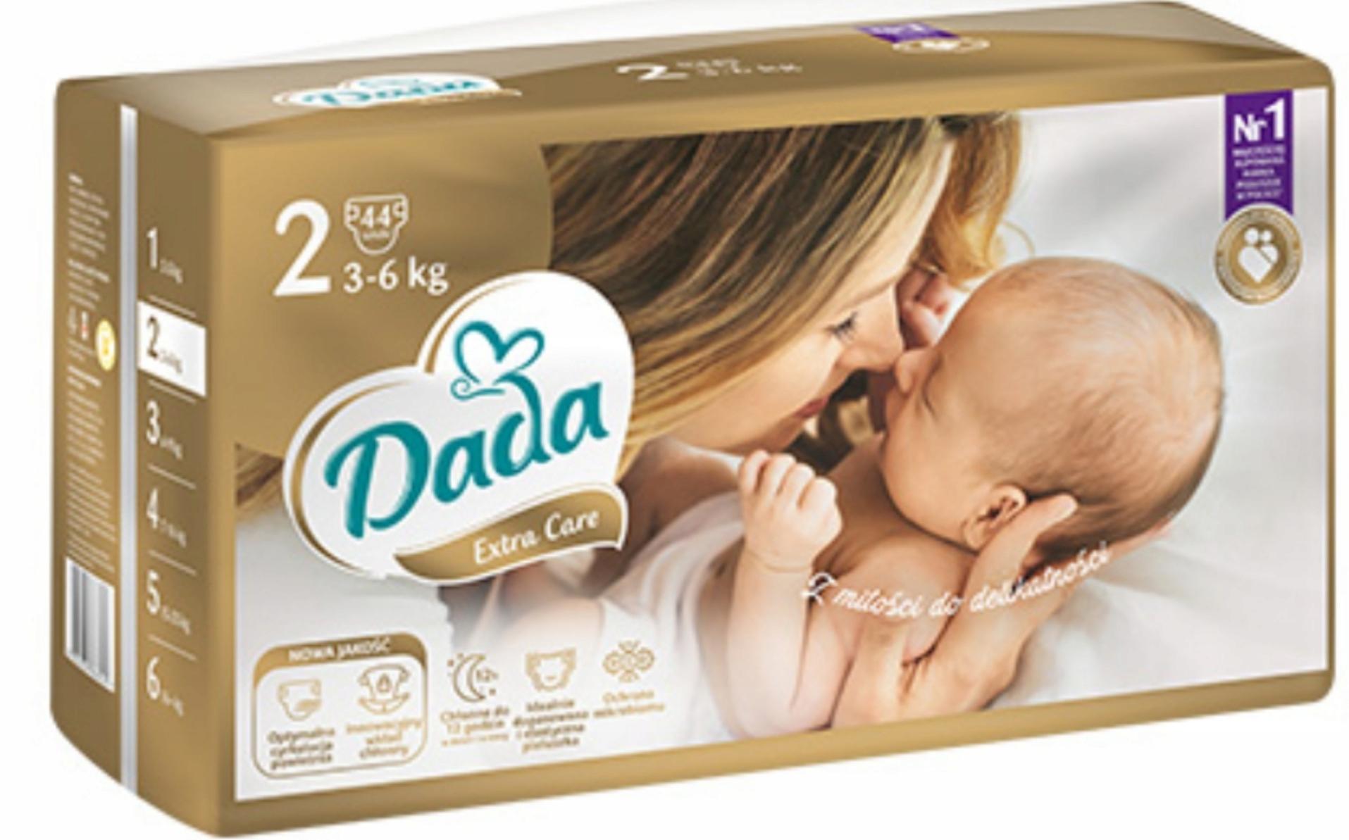Подгузники детские Dada Extra Care р. 2 3-6 кг 44 шт.