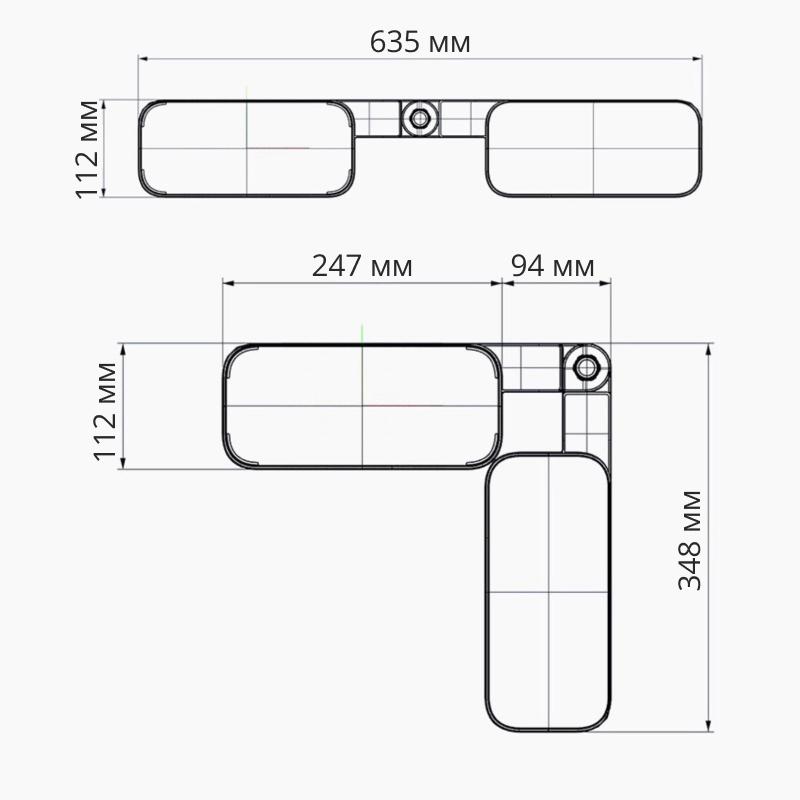 Полки для ванной комнаты пластиковые угловые 2 шт. Прозрачный (6a411ddb) - фото 10 Полки для ванной комнаты пластиковые угловые 2 шт. Прозрачный (6a411ddb) - фото 10